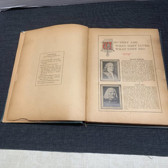 Antique The Who-When-What Book by W. M. Knox, 1900 Historical Biographies - Picture 14 of 16